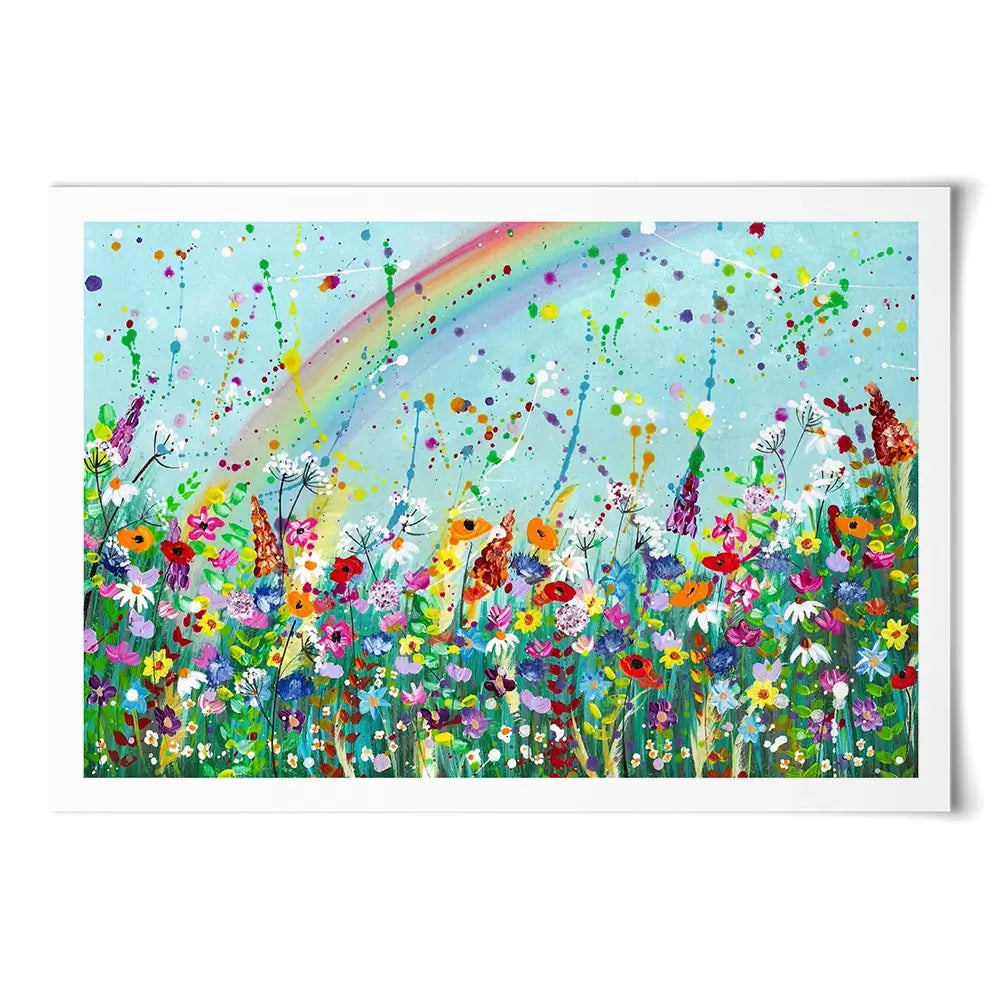 Wildflower Rainbow Art Print