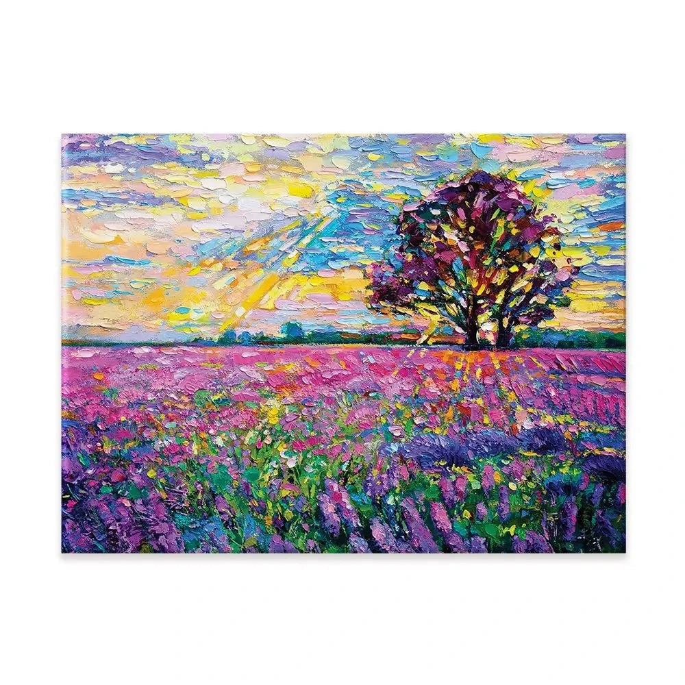 A Field Filled With Colour Canvas Print A Field Filled With Colour Canvas Print wall art product Ivailo Nikolov / Shutterstock