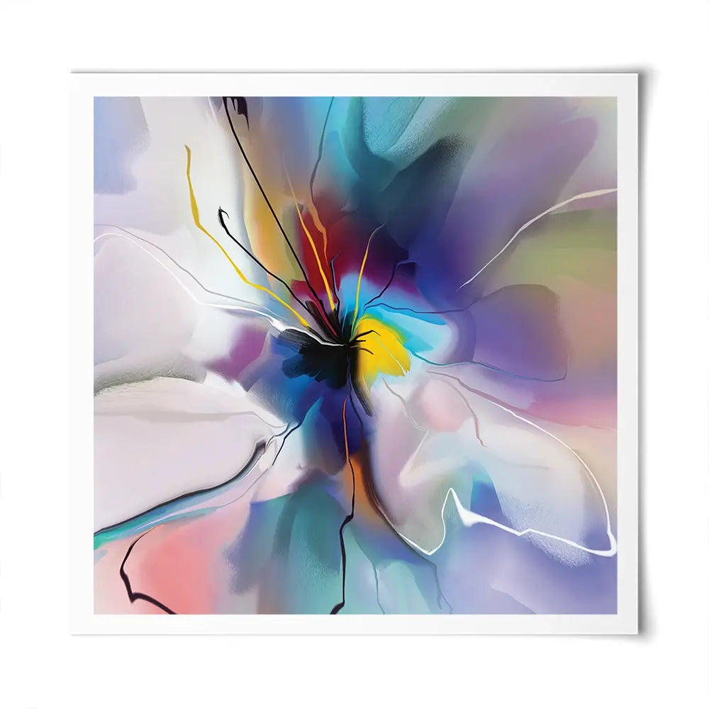 A Flower Square Art Print A Flower Square Art Print wall art product Teni / Shutterstock