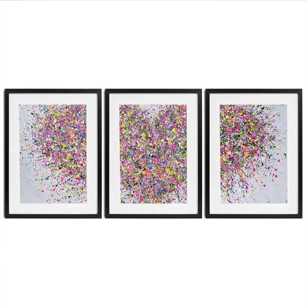 A Happy Heart Framed Art Print Trio A Happy Heart Framed Art Print Trio wall art product Jo Gough