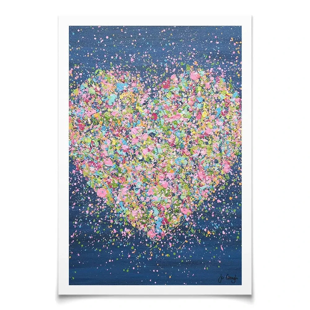 A Heart Full Of Love Art Print A Heart Full Of Love Art Print wall art product Jo Gough