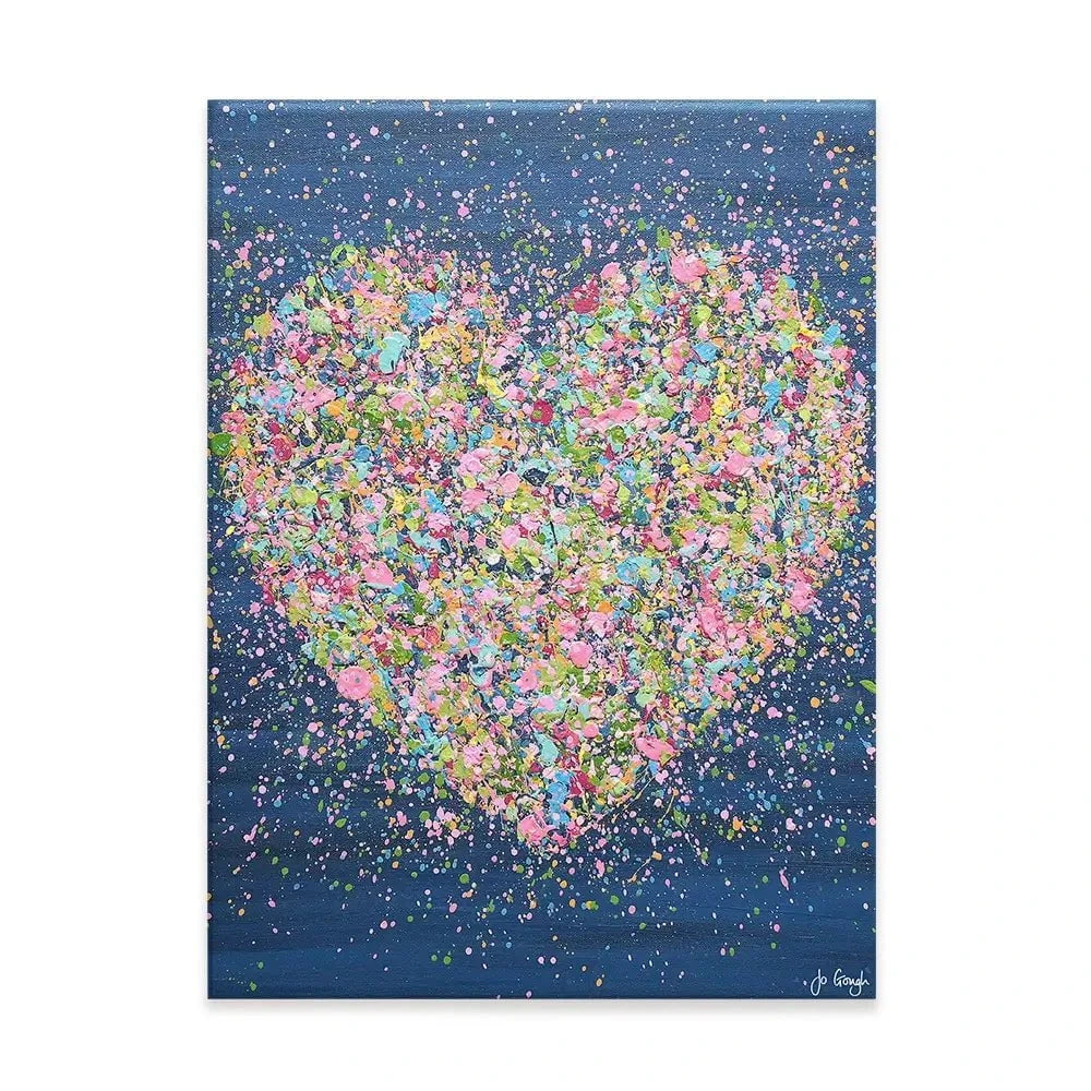 A Heart Full Of Love Canvas Print A Heart Full Of Love Canvas Print wall art product Jo Gough