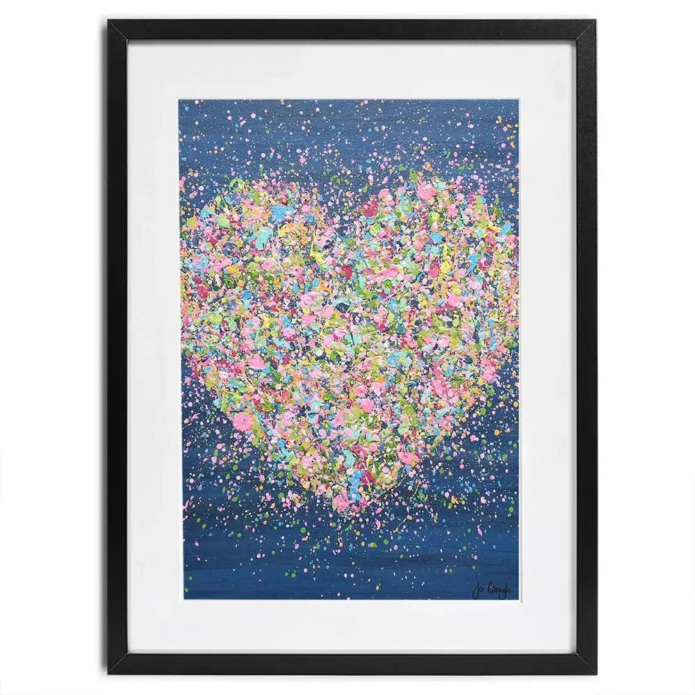 A Heart Full Of Love Framed Art Print A Heart Full Of Love Framed Art Print wall art product Jo Gough