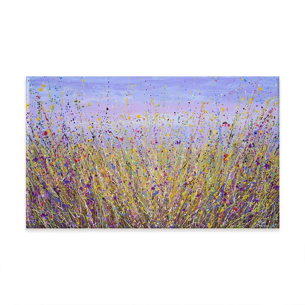 A Lavender Field Oversized Canvas Print A Lavender Field Oversized Canvas Print wall art product Olga Tkachyk