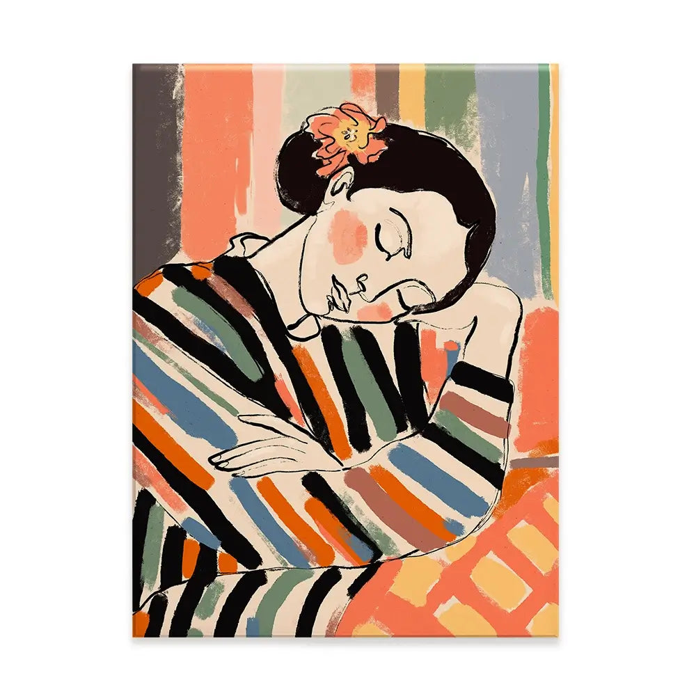 A Short Nap Canvas Print A Short Nap Canvas Print wall art product Treechild