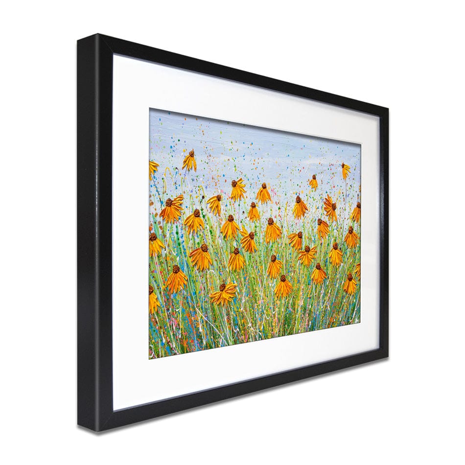 A Splash Of Orange Framed Art Print wall art product Olga Tkachyk