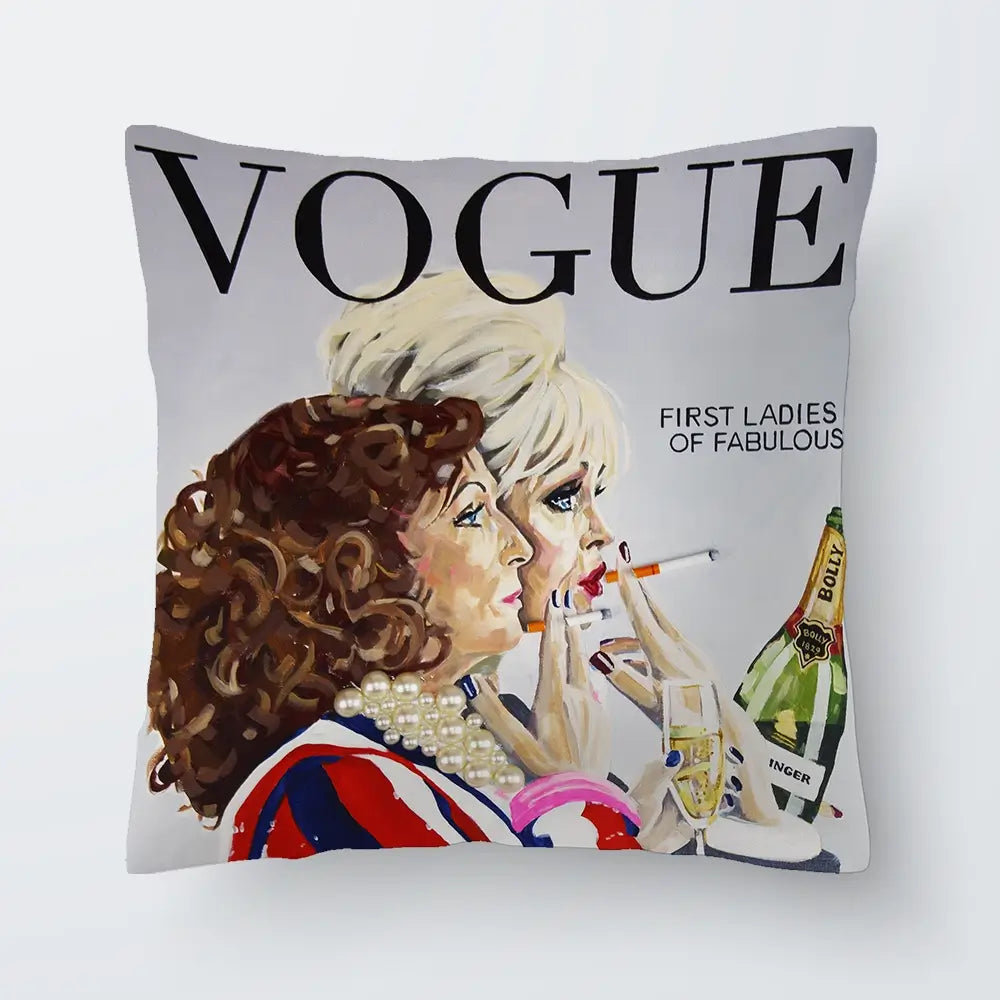 Ab Fab Vogue Cushion Ab Fab Vogue Cushion wall art product Juliet Stockton