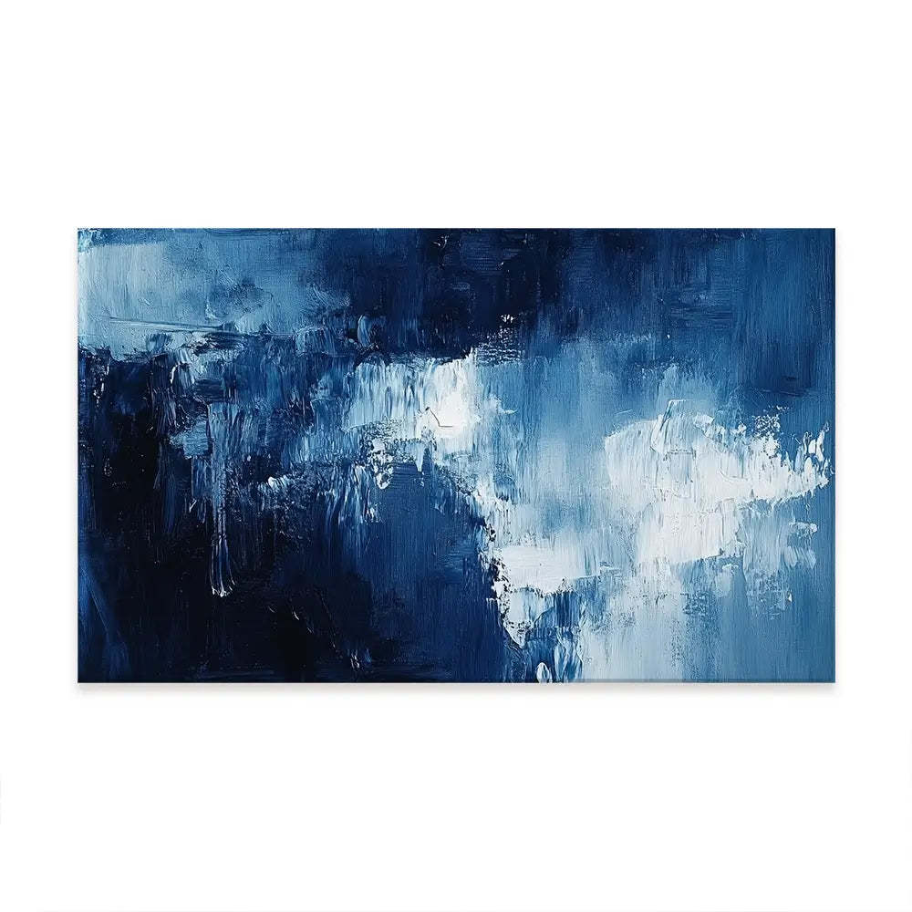 Abstract Blue Oversized Canvas Print Abstract Blue Oversized Canvas Print wall art product Art Print Shop