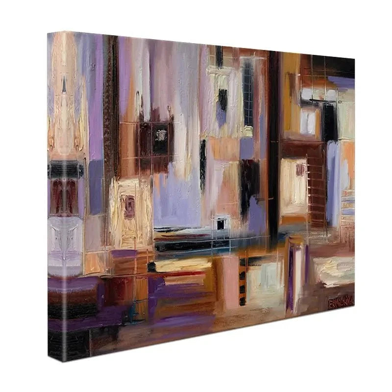Abstract City Canvas Print Abstract City Canvas Print wall art product Ekaterina Ermilkina