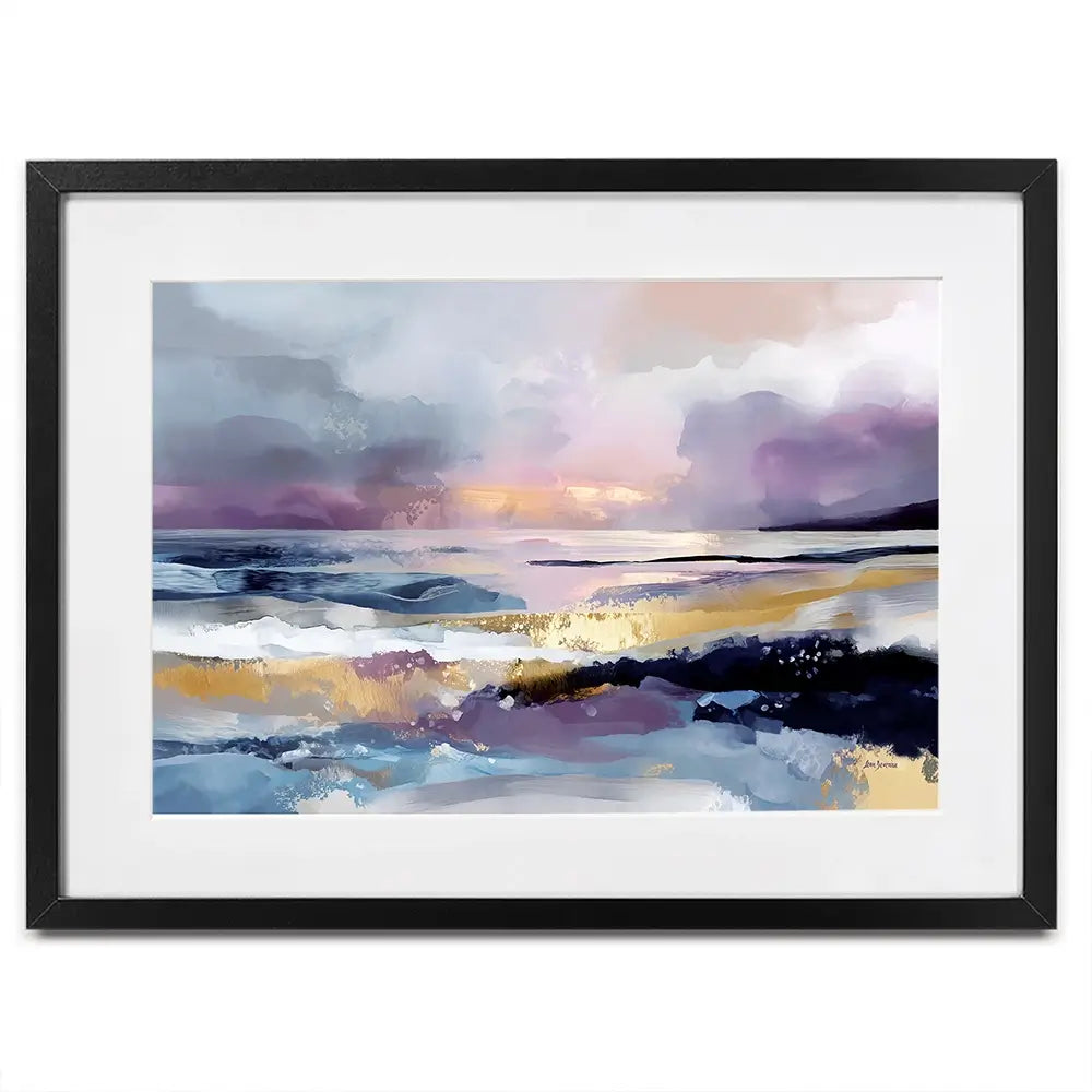 Abstract Coastal Landscape Framed Art Print Abstract Coastal Landscape Framed Art Print wall art product Leon Devenice