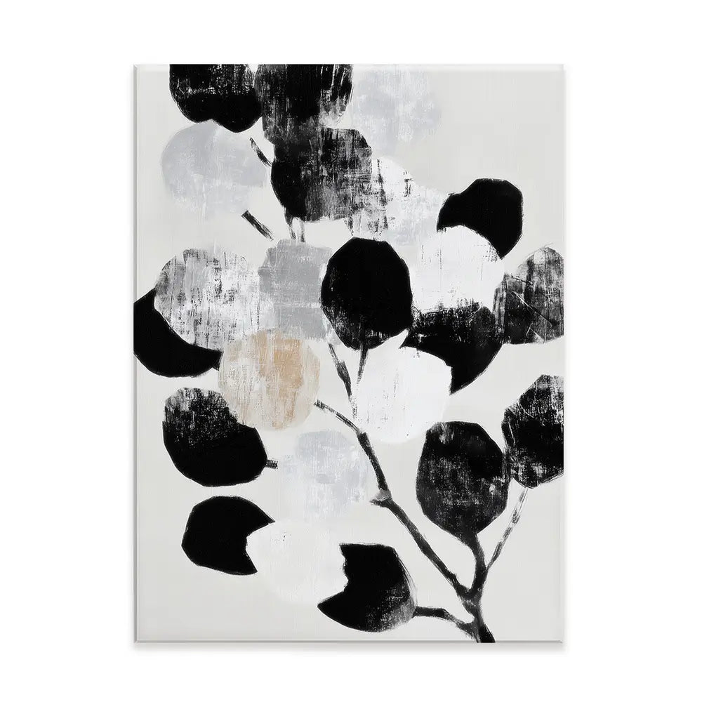 Abstract Eucalyptus Leaf Circles Canvas Print Abstract Eucalyptus Leaf Circles Canvas Print wall art product Chromatic Storm Studio