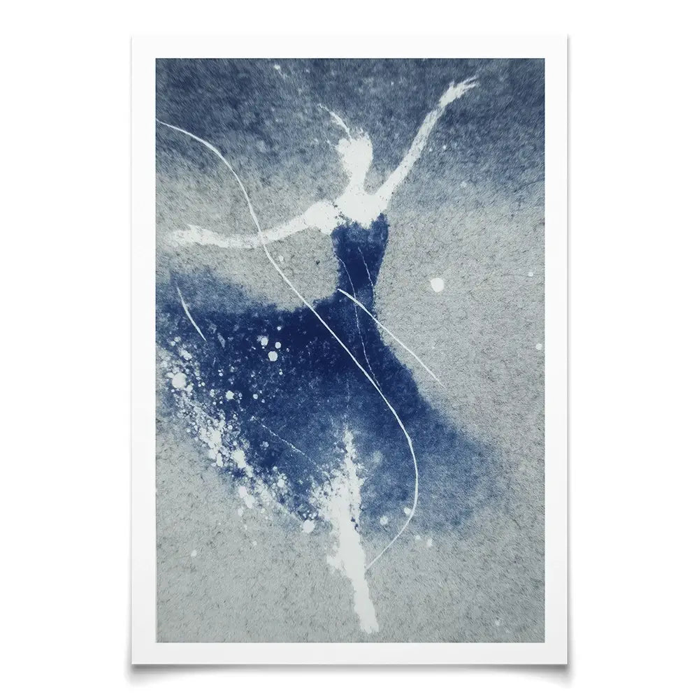 Abstract Figure In Motion Art Print Abstract Figure In Motion Art Print wall art product Chromatic Storm Studio