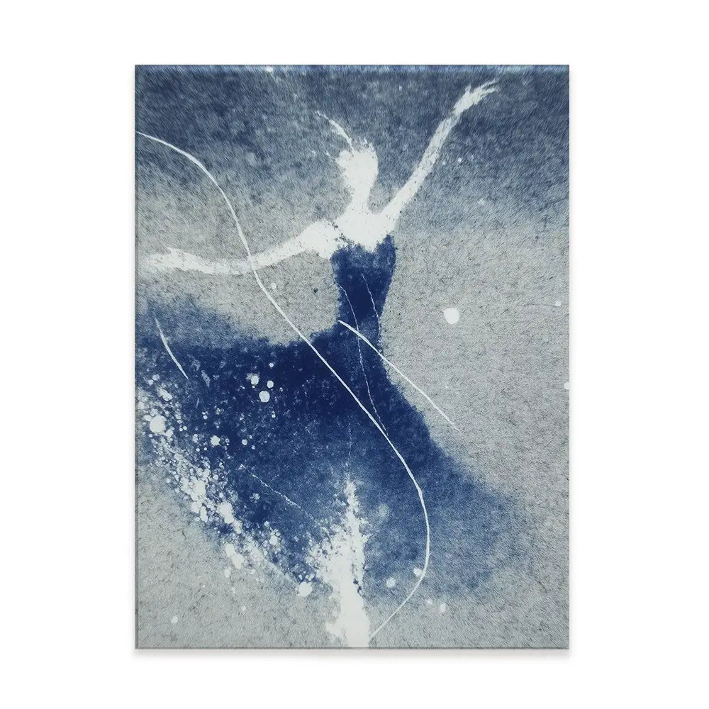 Abstract Figure In Motion Canvas Print Abstract Figure In Motion Canvas Print wall art product Chromatic Storm Studio