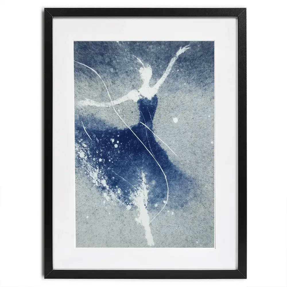 Abstract Figure In Motion Framed Art Print Abstract Figure In Motion Framed Art Print wall art product Chromatic Storm Studio
