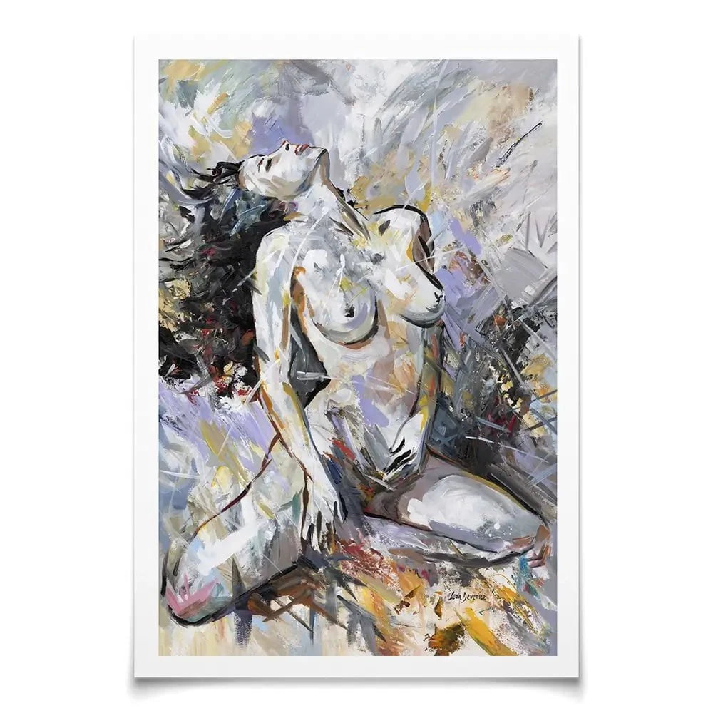 Abstract Nude Woman Art Print Abstract Nude Woman Art Print wall art product Leon Devenice
