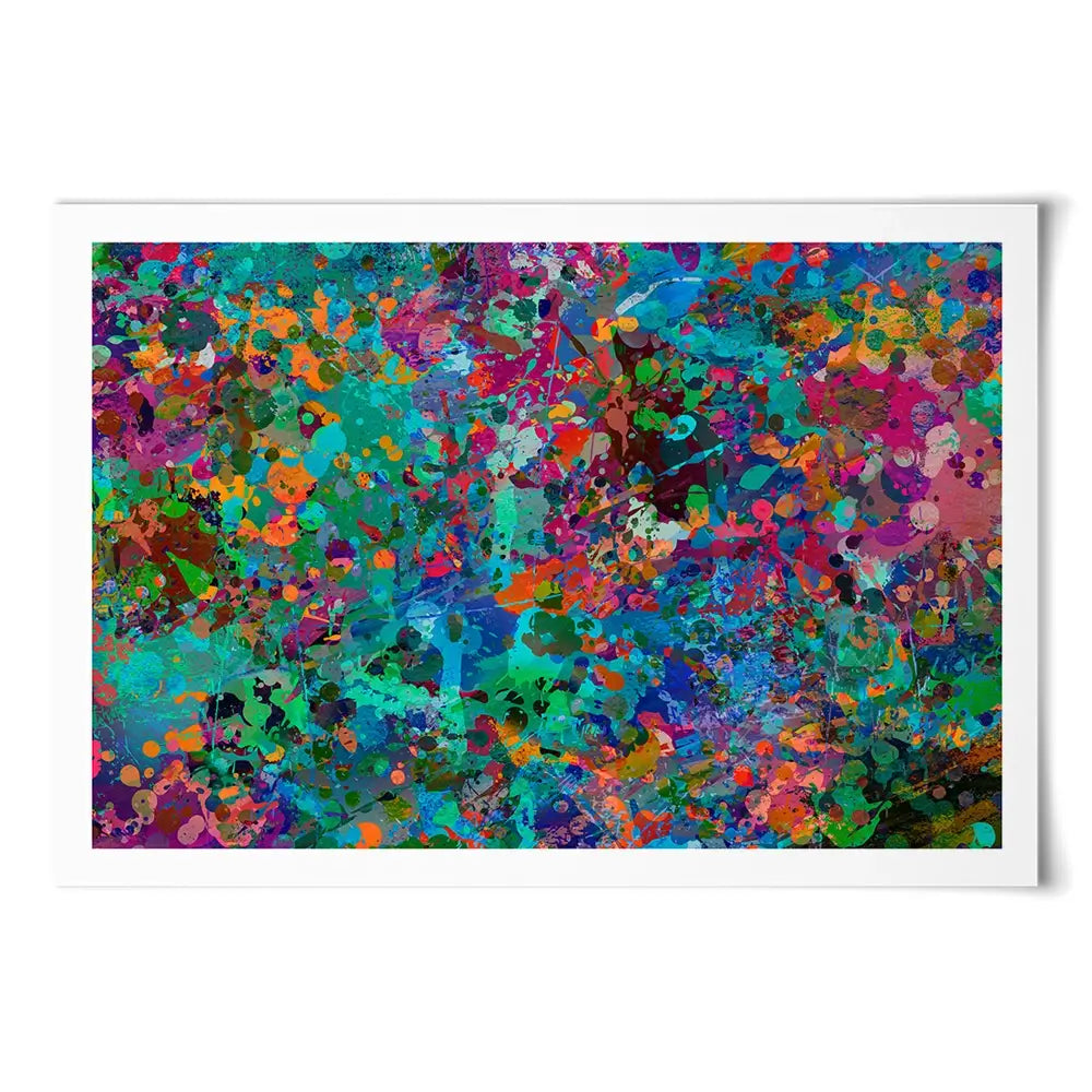 Abstract Splashes Art Print Abstract Splashes Art Print wall art product ARTEMENKO VALENTYN / Shutterstock