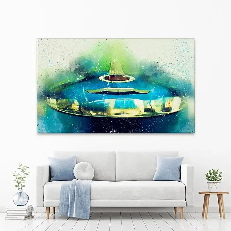 Acoustic Guitar Canvas Print Acoustic Guitar Canvas Print wall art product PLotulitStocker / Shutterstock