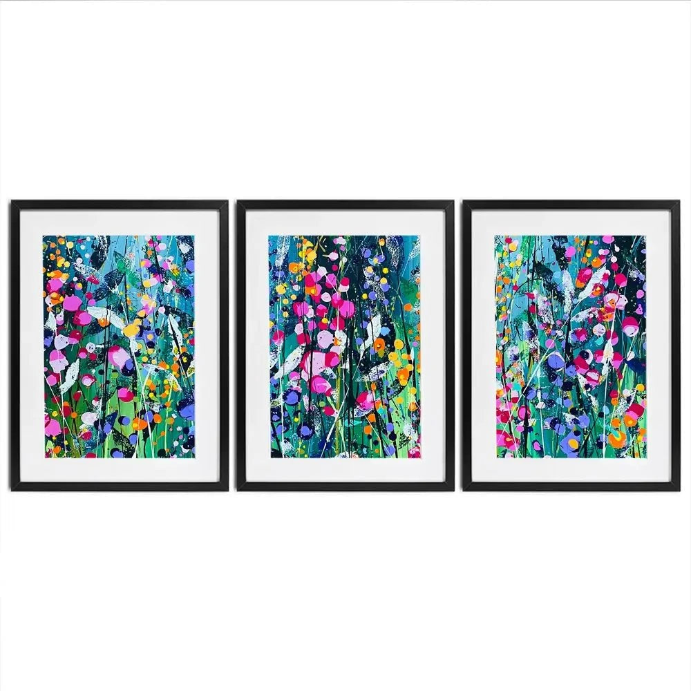 Adele Framed Art Print Trio Adele Framed Art Print Trio wall art product Scarlet Sky Studio