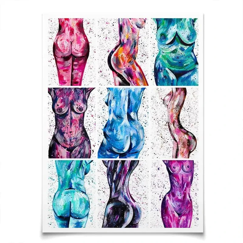 All Bodies Are Beautiful Art Print All Bodies Are Beautiful Art Print wall art product Emma LC Art