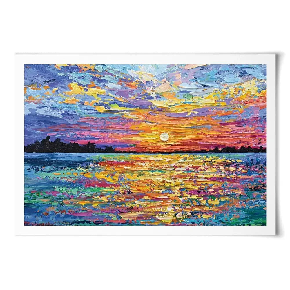 All Encompassing Sunset Art Print All Encompassing Sunset Art Print | Sunset Art Print | Sunset Poster wall art product Olga Tkachyk