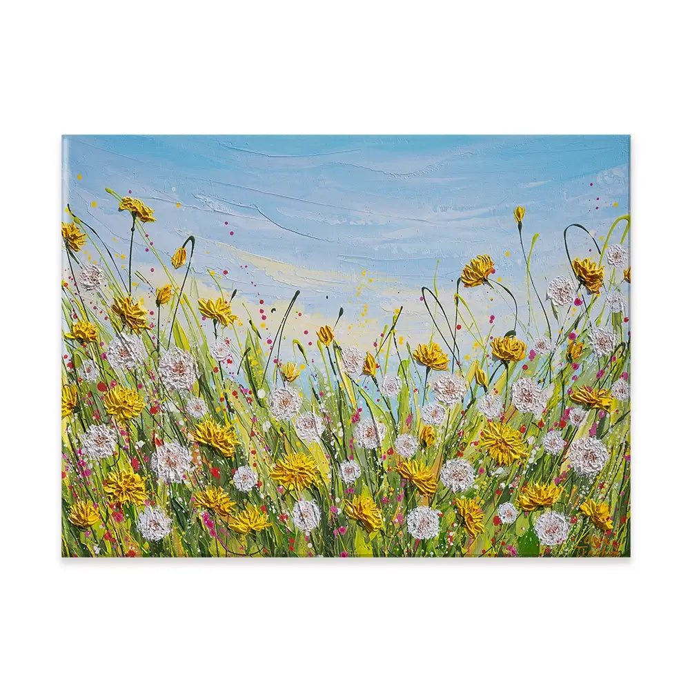 All The Dandelions Canvas Print All The Dandelions Canvas Print wall art product Olga Tkachyk