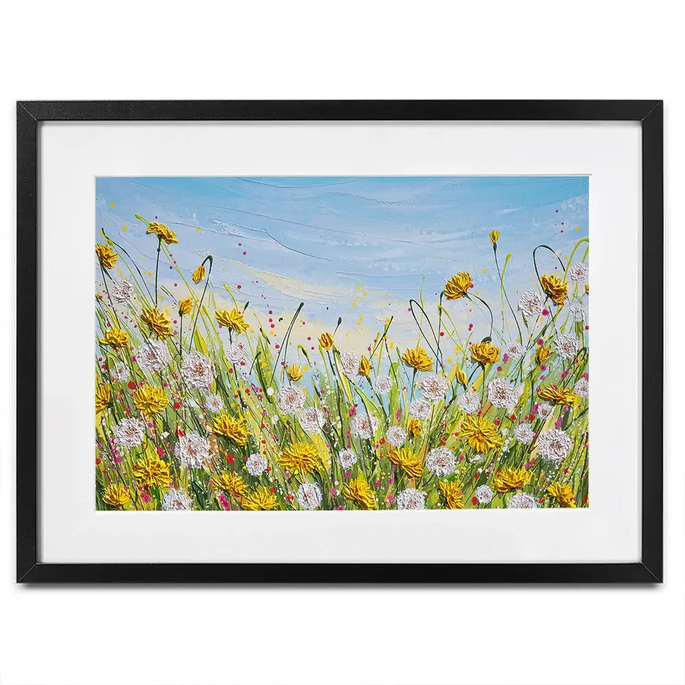 All The Dandelions Framed Art Print All The Dandelions Framed Art Print wall art product Olga Tkachyk