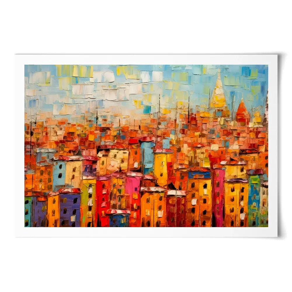 All The Houses Art Print All The Houses Art Print wall art product Art Print Shop