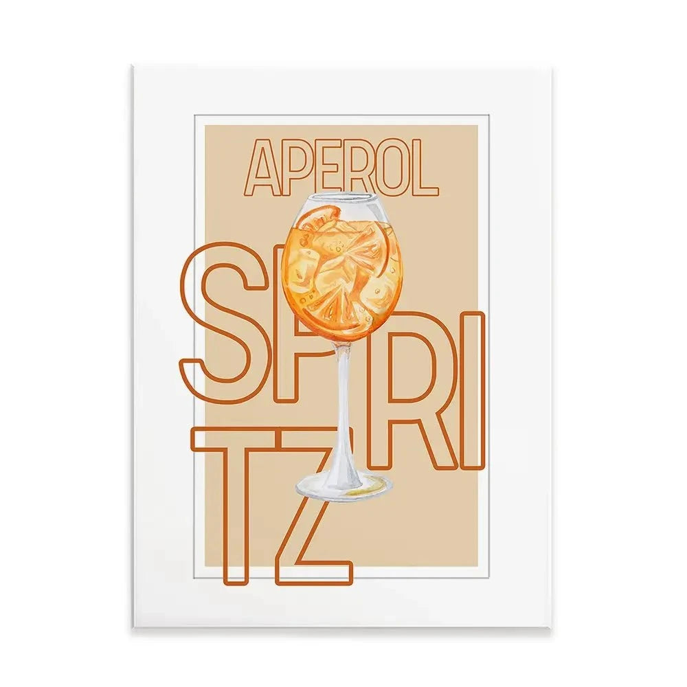 Aperol Spritz Canvas Print Aperol Spritz Canvas Print wall art product Art Print Shop