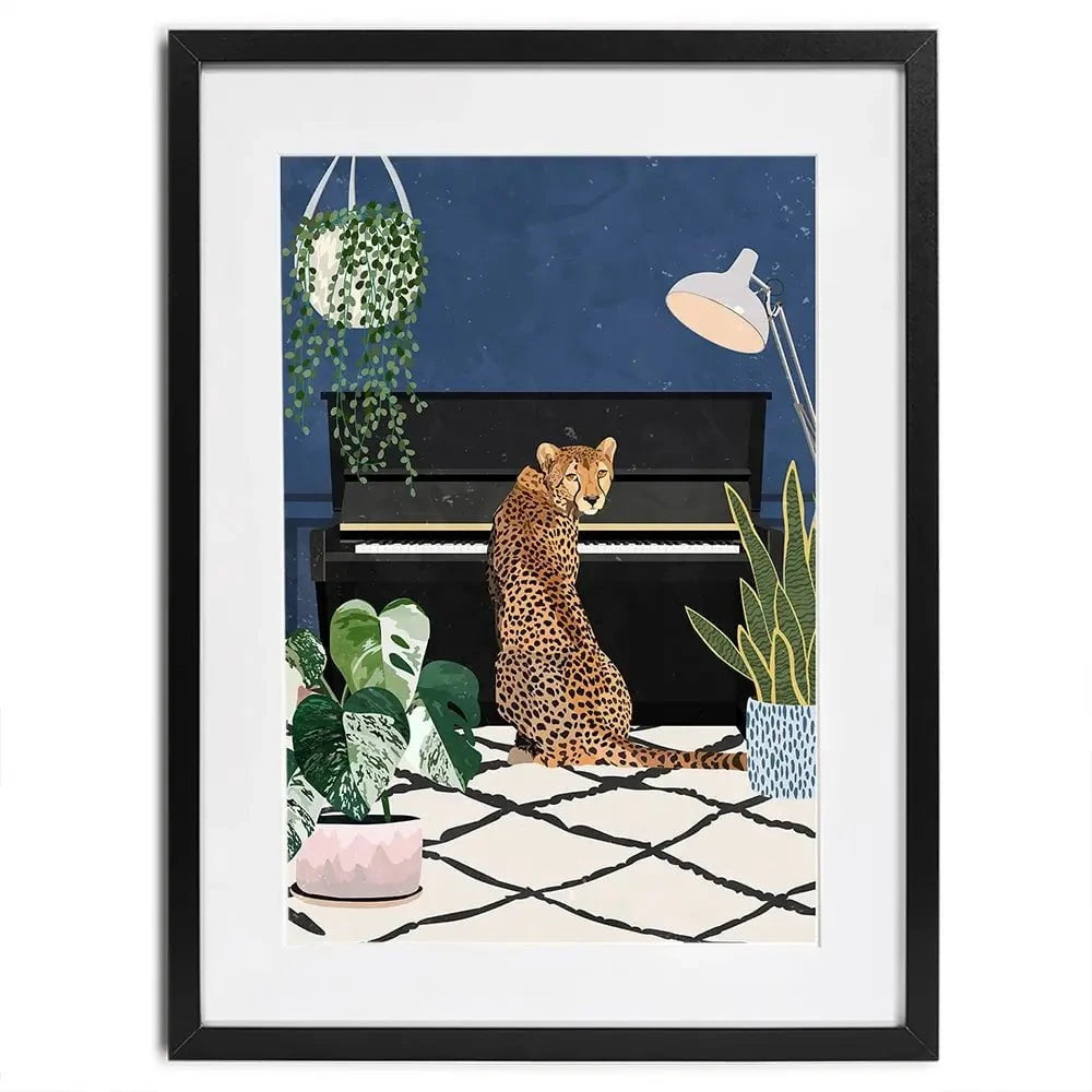 At The Piano Framed Art Print At The Piano Framed Art Print wall art product Sarah Manovski