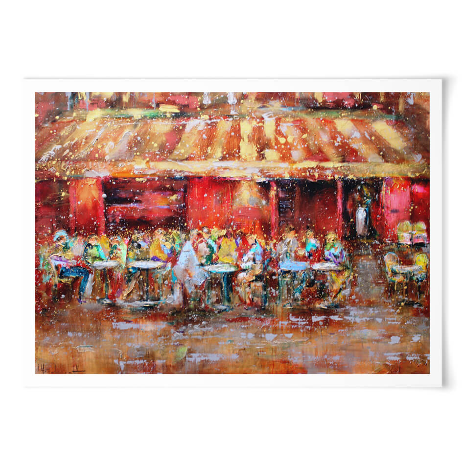 Au Petit Montmarte Art Print Au Petit Montmarte Art Print wall art product Studio Paint-Ing