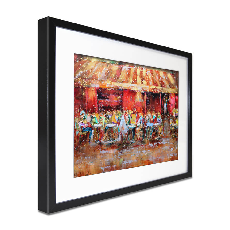 Au Petit Montmarte Framed Art Print Au Petit Montmarte Framed Art Print wall art product Studio Paint-Ing