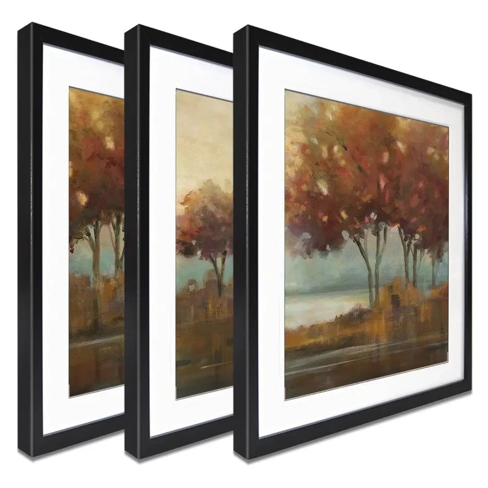 Autumn Lakeside Framed Art Print Trio Autumn Lakeside Framed Art Print Trio wall art product Carol Robinson