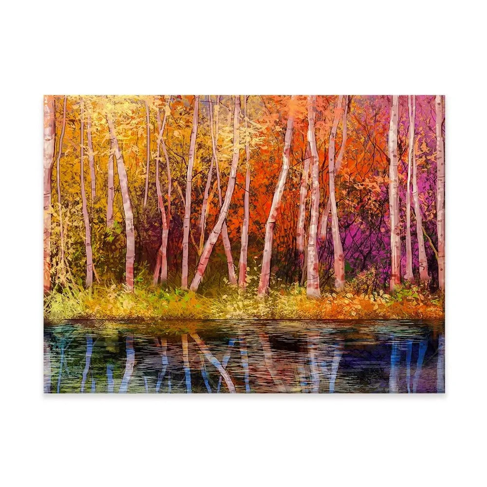 Autumn Trees Canvas Print Autumn Trees Canvas Print wall art product pluie_r / Shutterstock