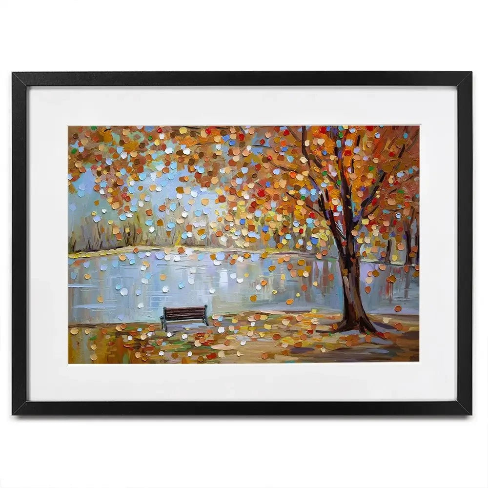 Autumn Veil Framed Art Print Autumn Veil Framed Art Print wall art product Ekaterina Ermilkina