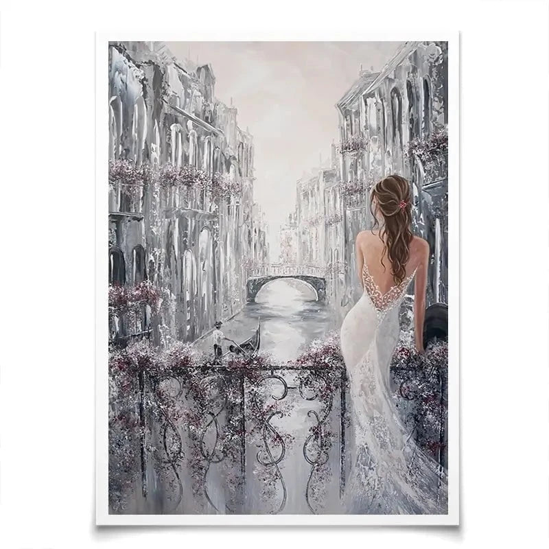 Balcony In Venice Art Print Balcony In Venice Art Print wall art product Isabella Karolewicz