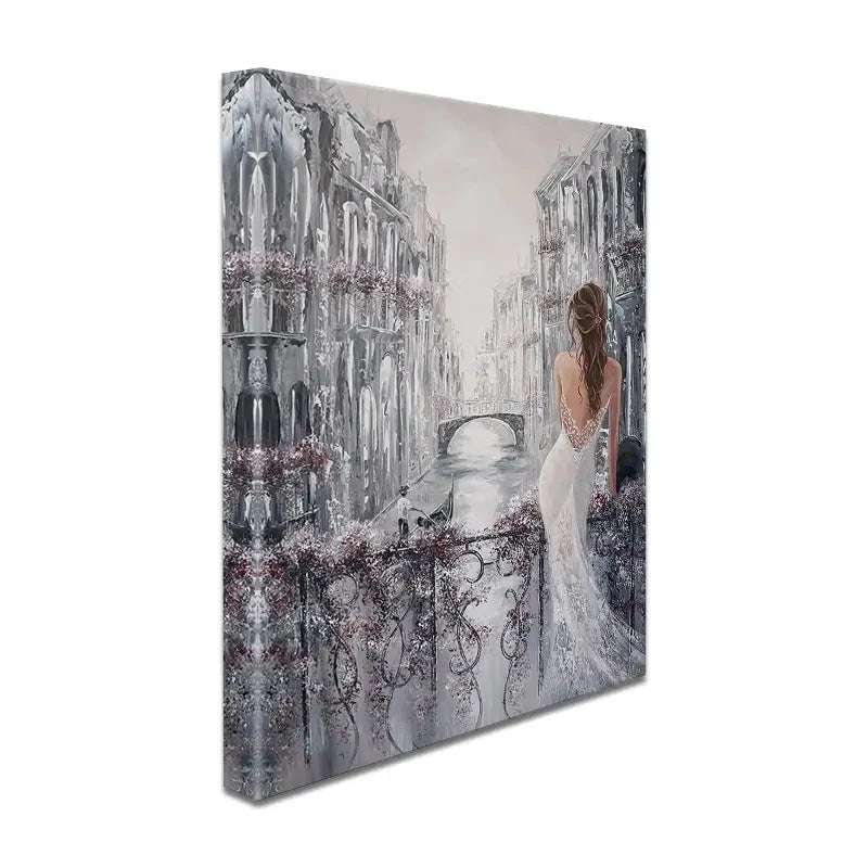 Balcony In Venice Canvas Print Balcony In Venice Canvas Print wall art product Isabella Karolewicz