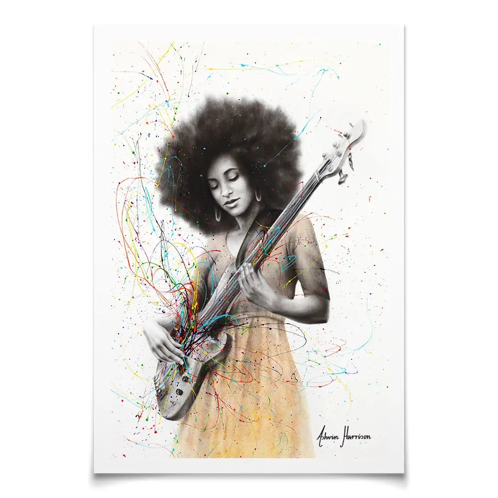 Bass Funk Art Print Bass Funk Art Print wall art product Ashvin Harrison