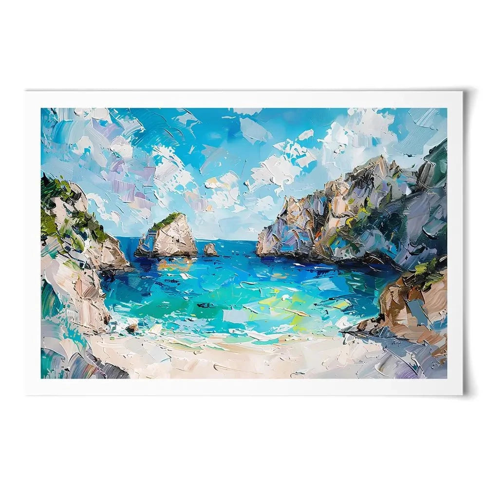 Beach Painting Art Print Beach Painting Art Print wall art product Elena Avanesova