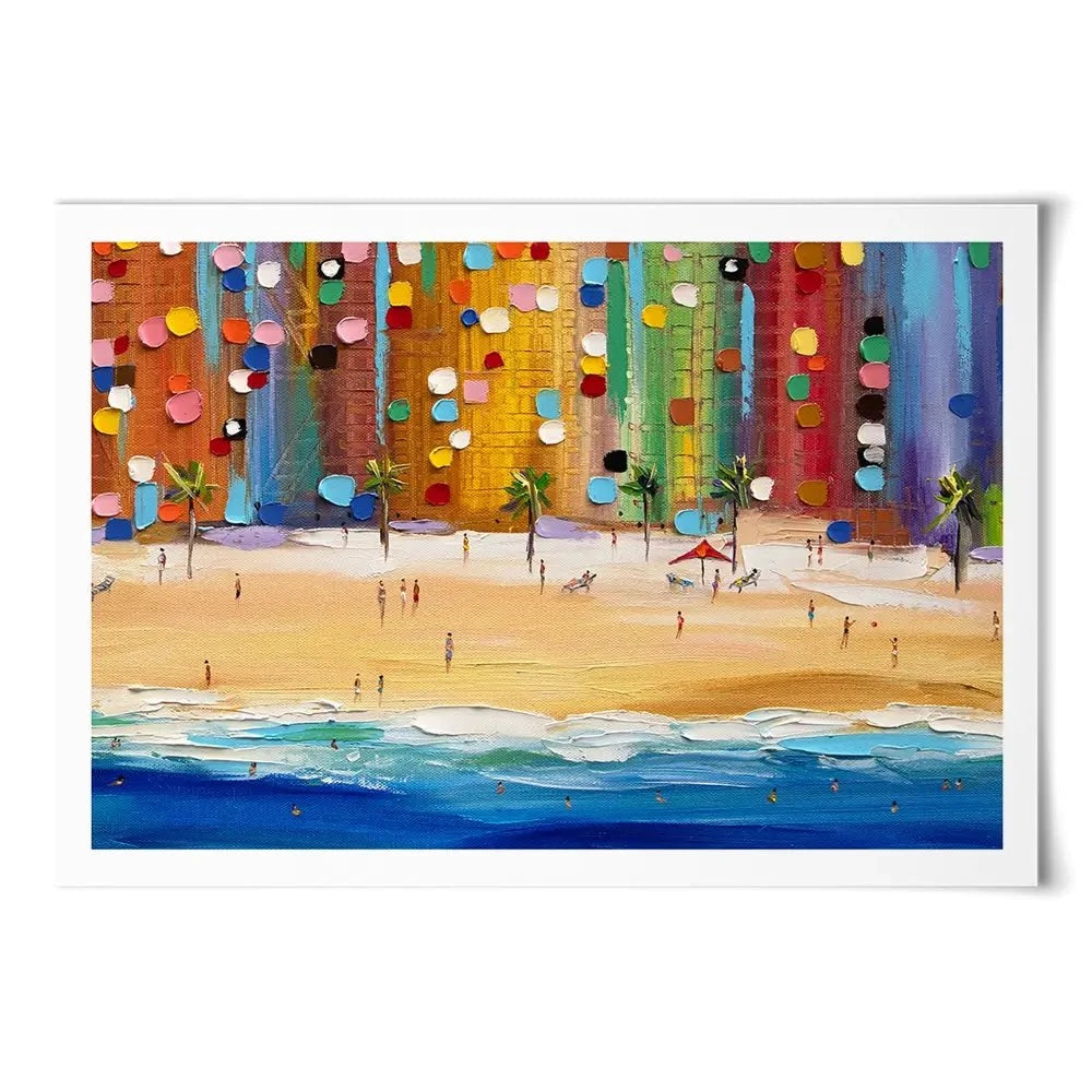 Beach Vibes Art Print Beach Vibes Art Print wall art product Ekaterina Ermilkina