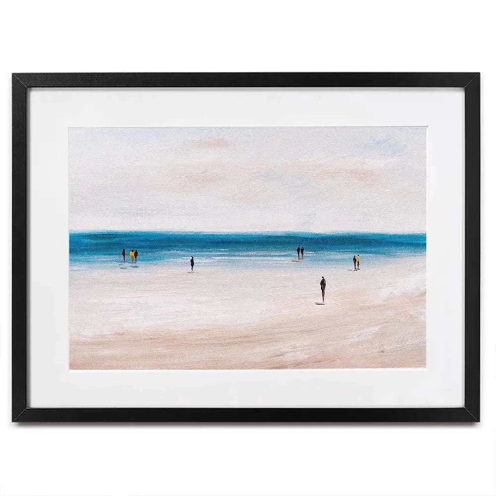 Beach Walks Framed Art Print Beach Walks Framed Art Print wall art product CYC / Shutterstock