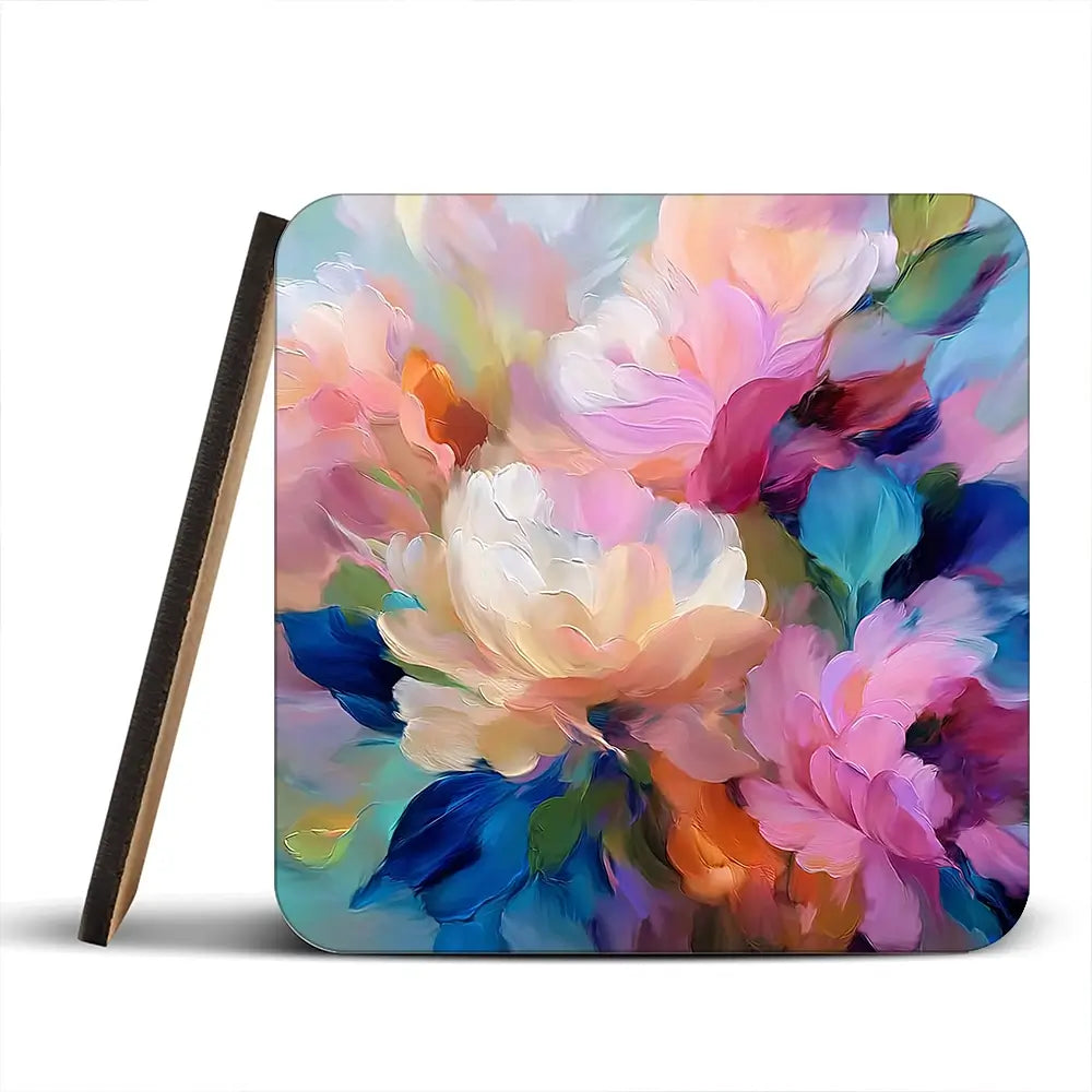 Beaming Bouquet Coaster Set Beaming Bouquet Coaster Set wall art product David Alexander Elder