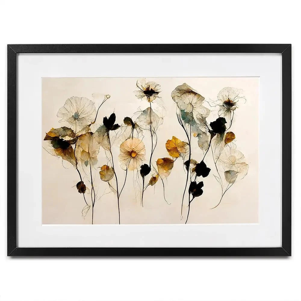Beautiful Dry Flowers Framed Art Print Beautiful Dry Flowers Framed Art Print wall art product Treechild
