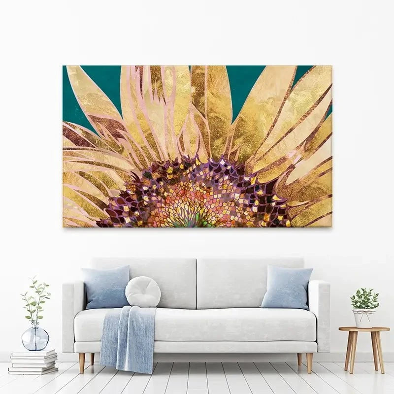Beautiful Sunflower Canvas Print Beautiful Sunflower Canvas Print wall art product Sarah Manovski