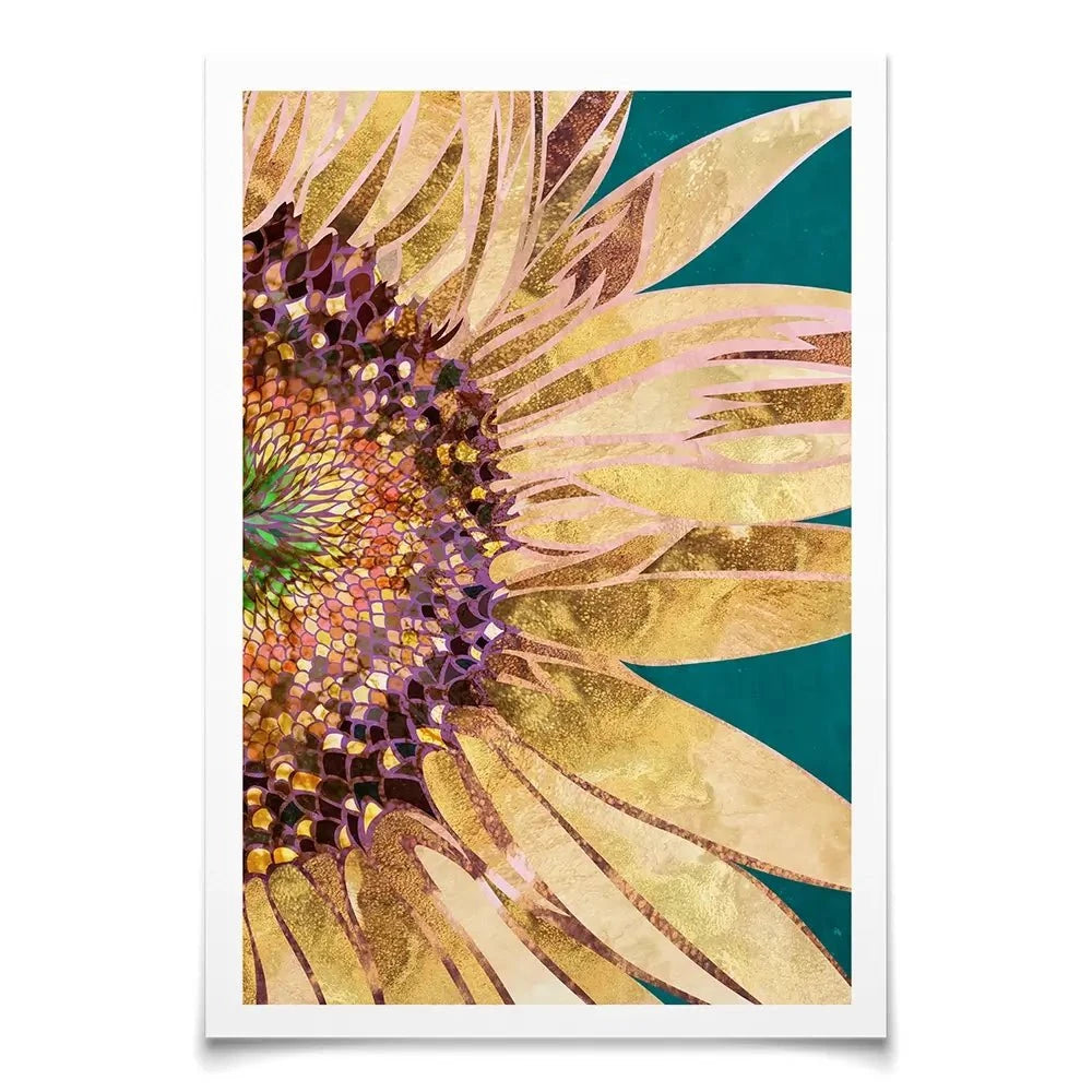 Beautiful Sunflower Portrait Art Print Beautiful Sunflower Portrait Art Print wall art product Sarah Manovski