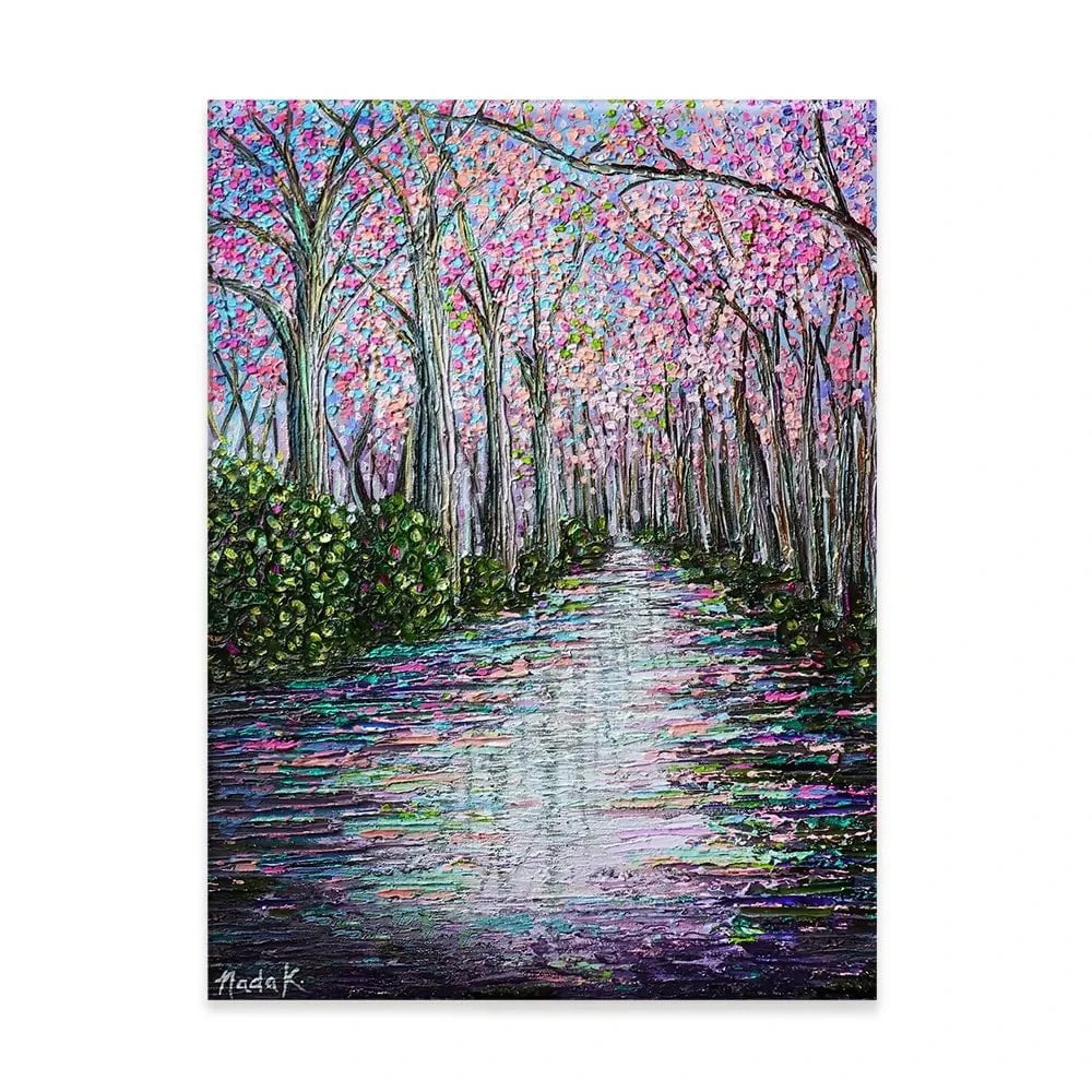 Beauty In The Puddle Canvas Print Beauty In The Puddle Canvas Print wall art product Nada Khatib