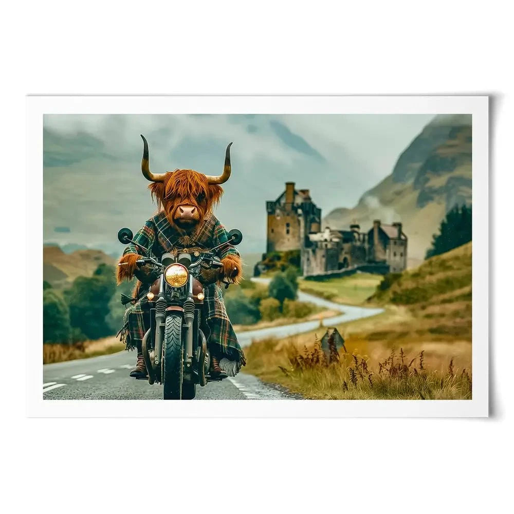Biker Coo Art Print Biker Coo Art Print wall art product David Alexander Elder