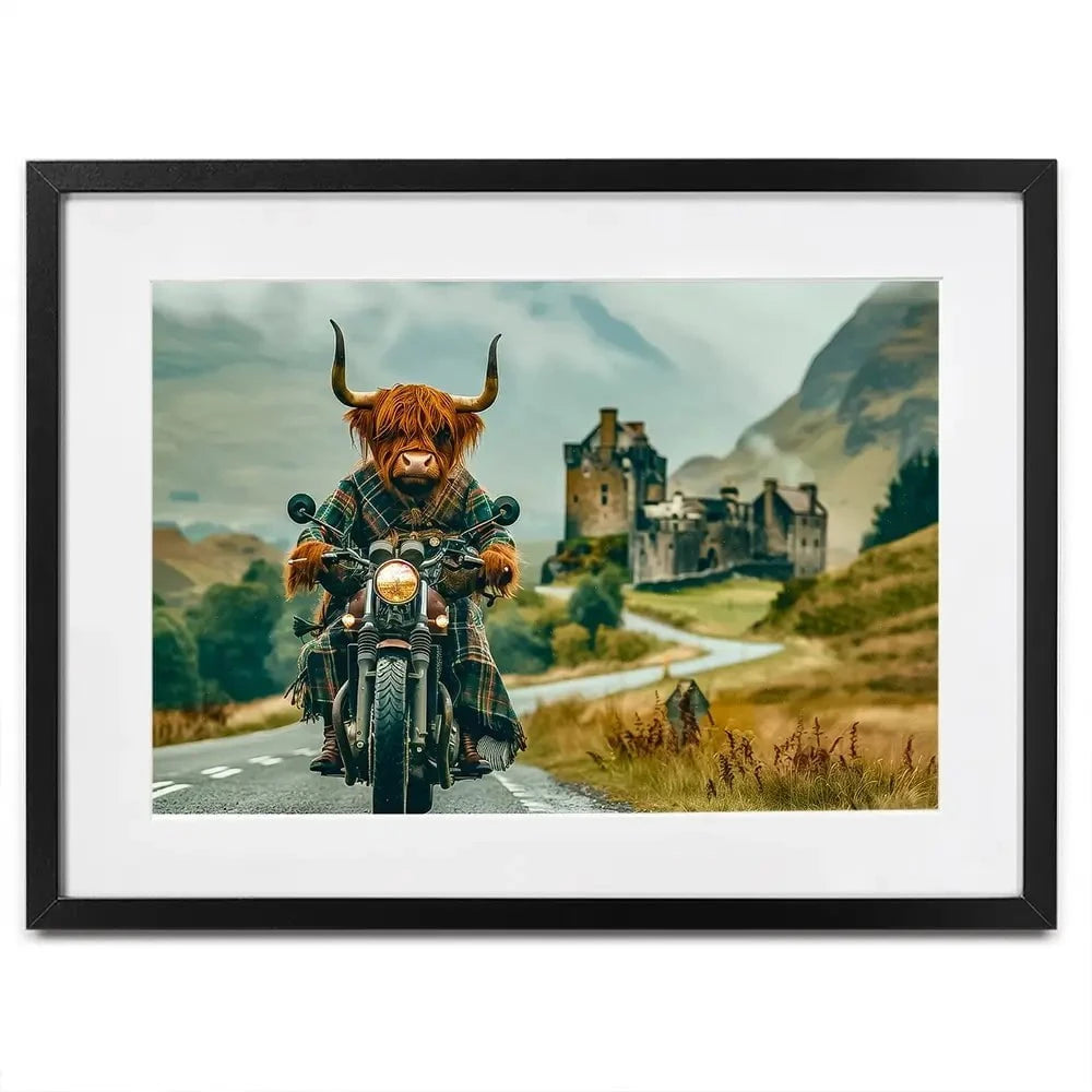 Biker Coo Framed Art Print Biker Coo Framed Art Print wall art product David Alexander Elder