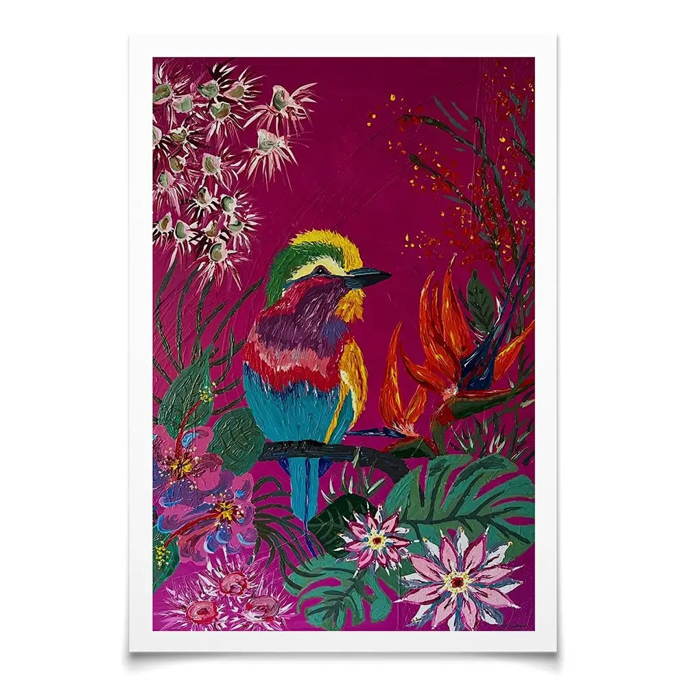 Bird Of Paradise Art Print Bird Of Paradise Art Print wall art product Jo Mulligan