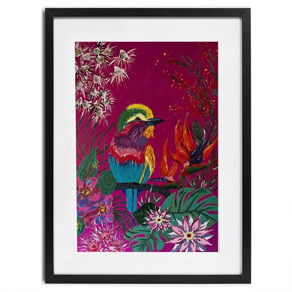 Bird Of Paradise Framed Art Print Bird Of Paradise Framed Art Print wall art product Jo Mulligan