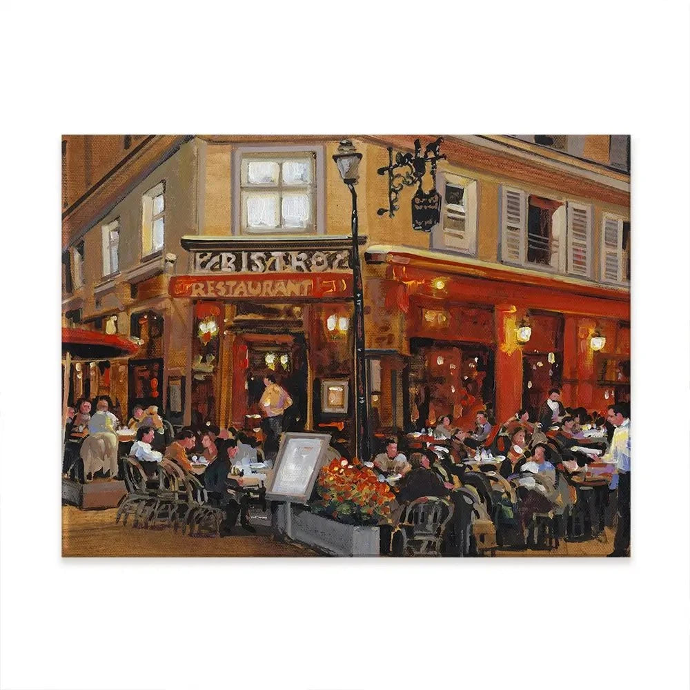 Bistro 1 Canvas Print Bistro 1 Canvas Print wall art product Tim O'Toole